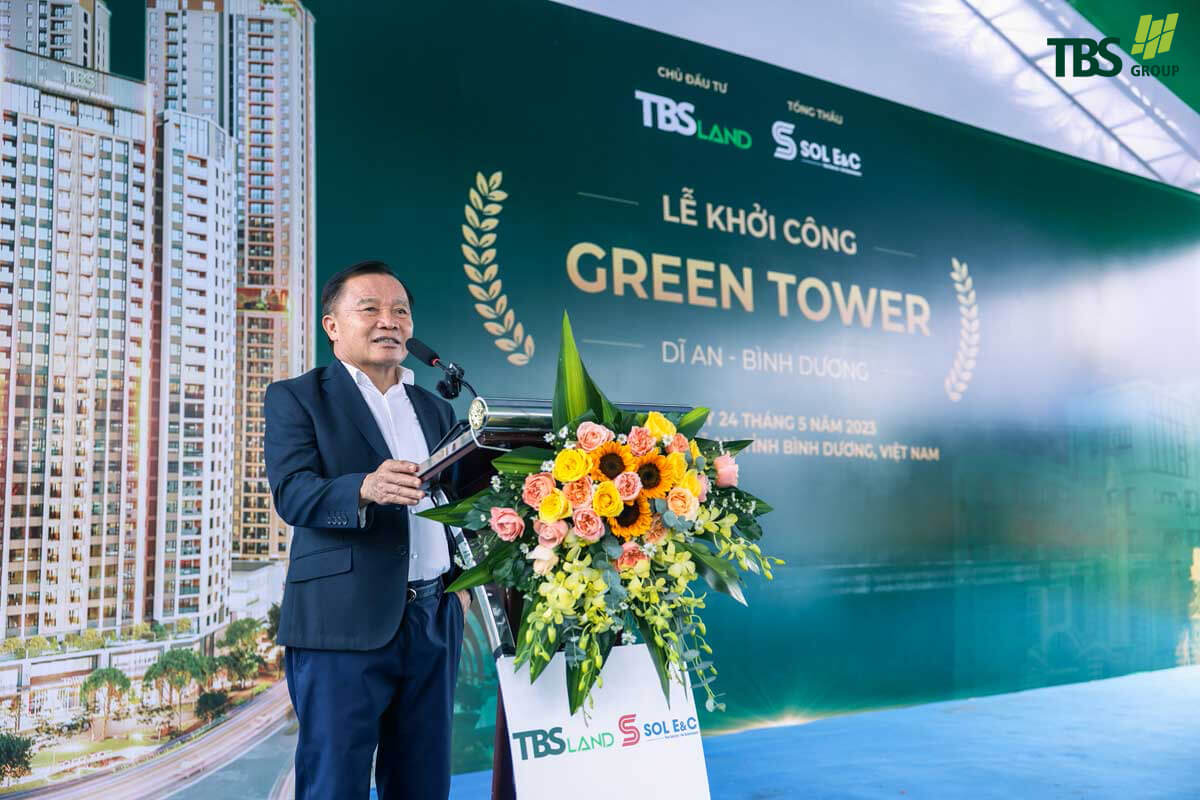 TBS Land khởi công dự án căn hộ Green Tower tại Dĩ An Bình Dương